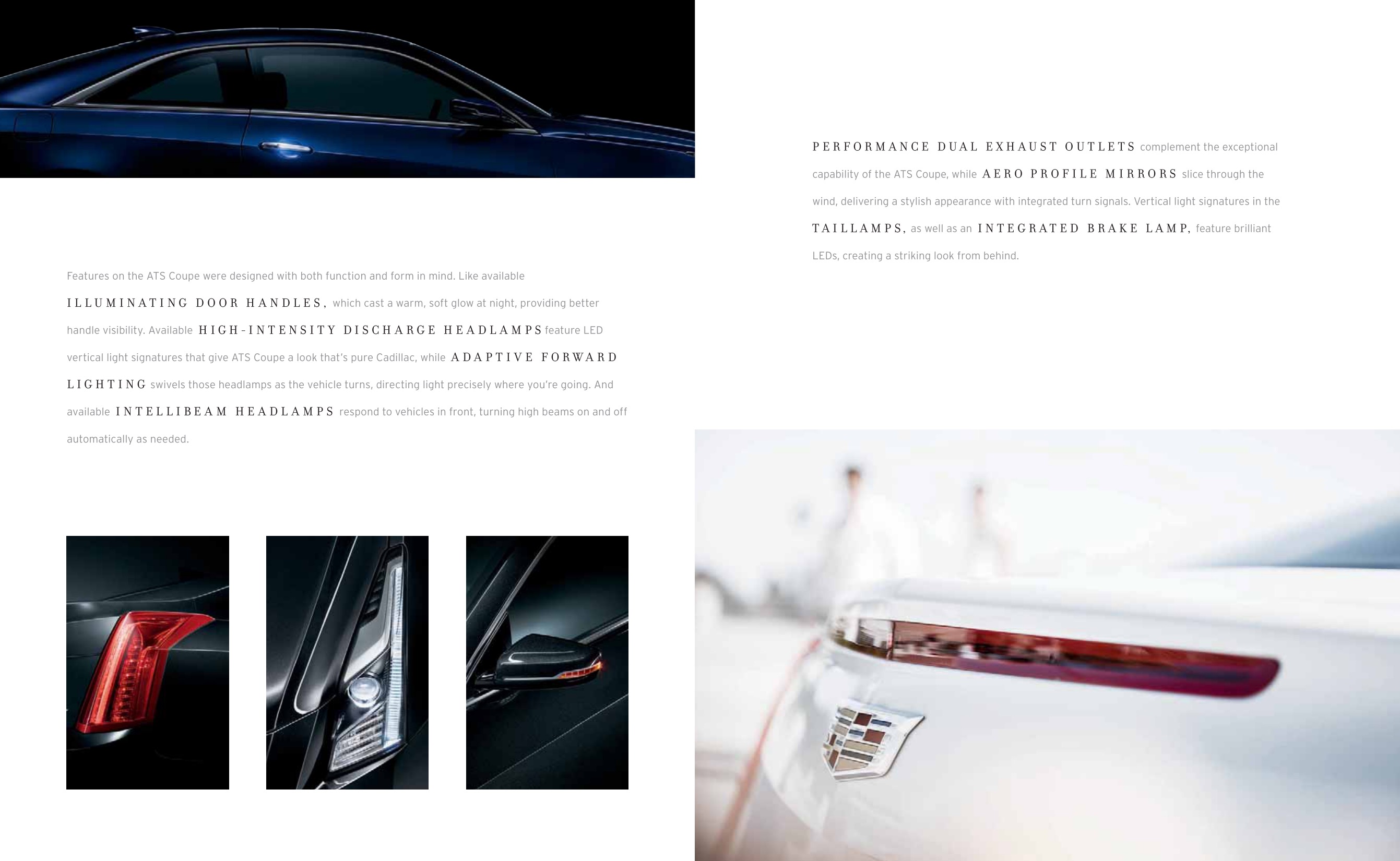 2015 Cadillac ATS Coupe Brochure Page 1